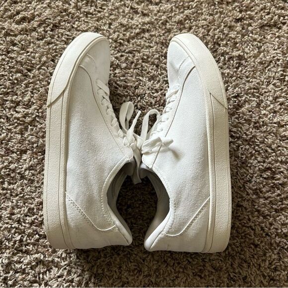 Kizik Unisex Irvine Casual Lace Up Sneakers Ivory White Women's 8 - Picture 4 of 10